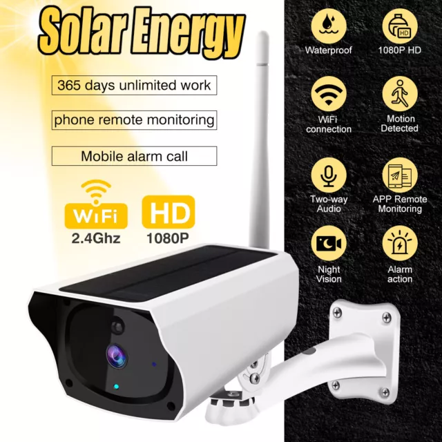 1080P Inalambrica Con Vision Nocturna Video Camaras De Seguridad Wifi Exterior