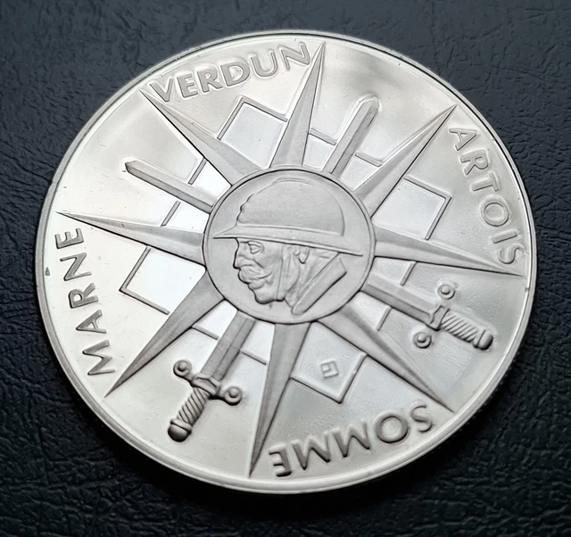 France, Medal, Centenaire Première Guerre Mondiale, Jules-André Peugeot