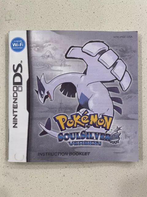 Pokemon Soulsilver - Nintendo Ds - Instruction Manual Only