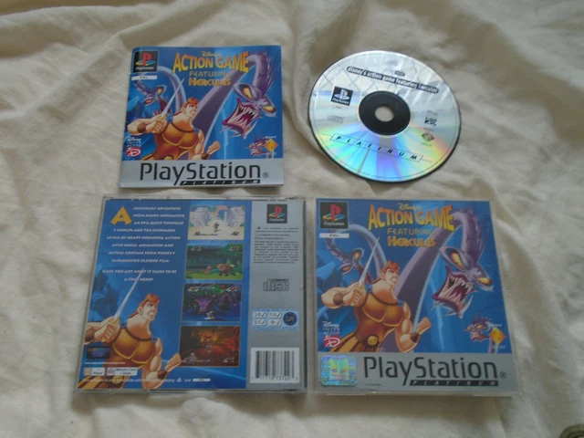 HERCULES DISNEY'S ACTION Game PS1 (COMPLETE) Sony Playstation platinum ...