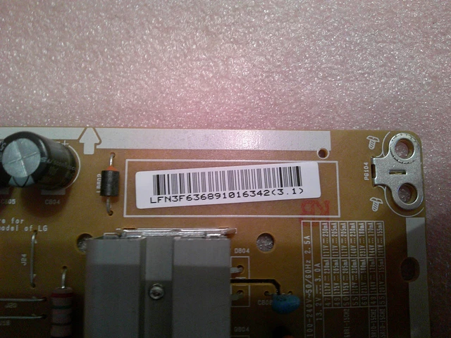 LG 60pv250 TV Z Z-sustain Board EAX64232101 for sale online