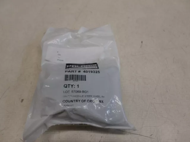 2021-2023 Polaris Rzr Pro Xp Right Hand Steering Wheel Switch Part# 4019325