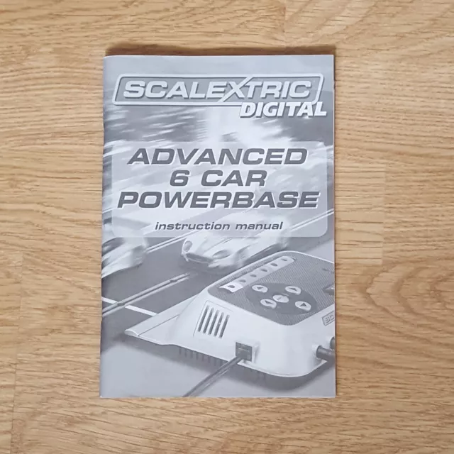 Scalextric Digital Advanced 6 Car Powerbase - C7042 Instruction Manual