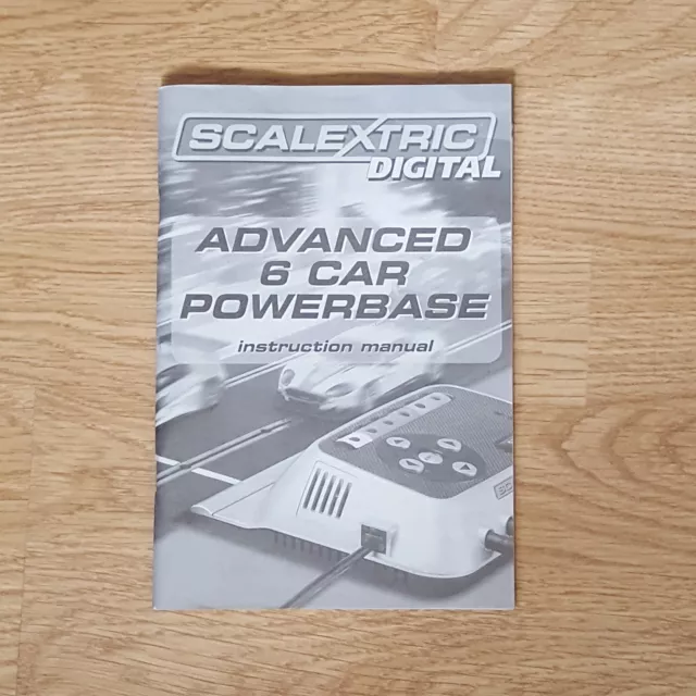 SCALEXTRIC DIGITAL ADVANCED 6 Car Powerbase C7042 Instruction Manual 4.99 PicClick UK