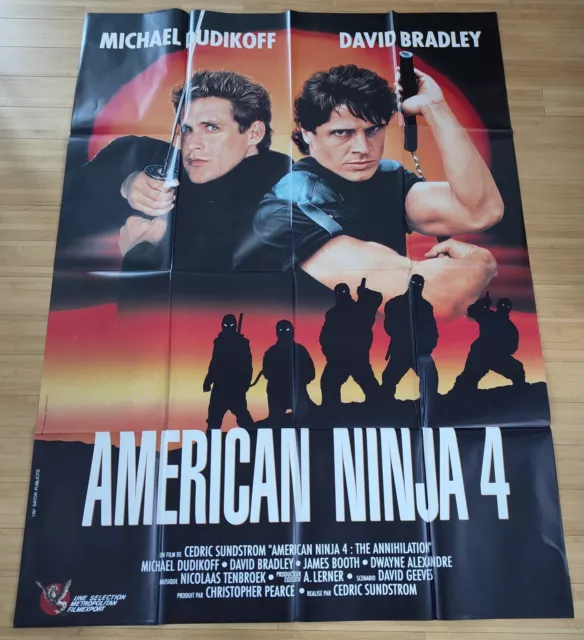 Affiche Cinema 120x160 American Ninja 4 Michael Dudikoff David bradley