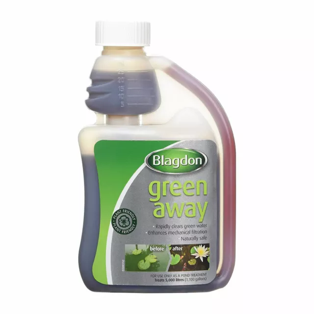 Blagdon Green Away Étang Algues Nuageux Eau Traitement Blague Pour Poisson 250ml
