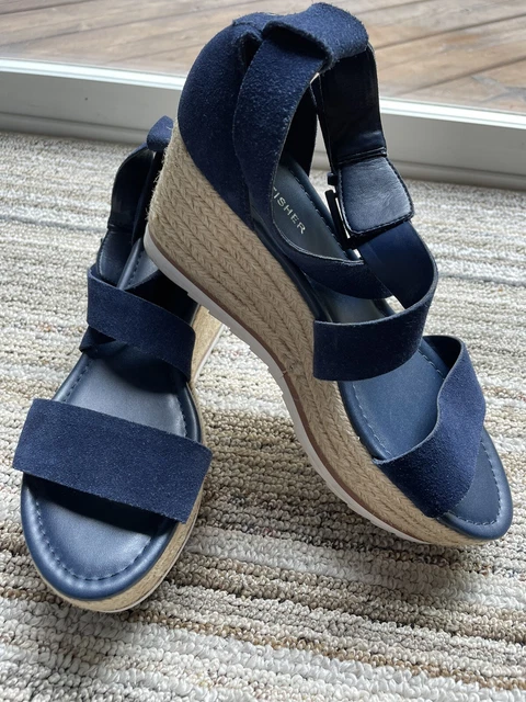 Marc fisher on sale navy sandals