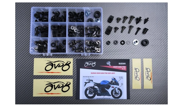 Moto Vis Compatible Avec Suzuki Pour GSXR 1100 1993 1994 1995 1996 1997 1998 Kit Complet De Boulons De Carénage Vis Clips Écrou De Vitesse Boulons De Recouvrement (Color : 3 Moto Vis Compatible Avec Suzuki Pour GSXR 1100 1993 1994 1995 1996 1997 1998 Kit Complet De Boulons De Carénage Vis Clips Écrou De Vitesse Boulons De Recouvrement (Color : 3