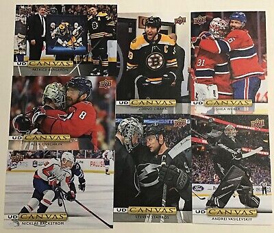 2019-20 Upper Deck Series 1 & Series 2 Ud Canvas Parallels...you Pick 1 You Want
