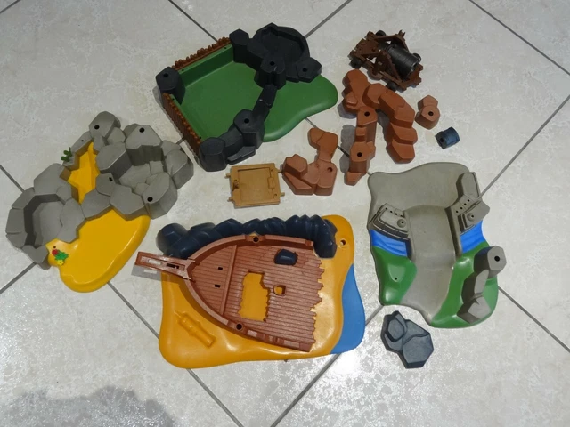 Playmobil - Lot de pièces détachées: plaques, éléments