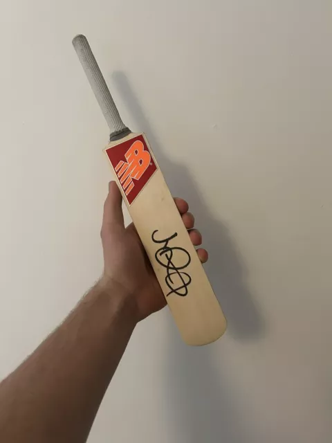 Joe Root Signed Mini Cricket Bat