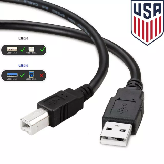 USB 2.0 Cable Cord For Behringer XR18 X Air 18-Channel iOS Android Digital Mixer