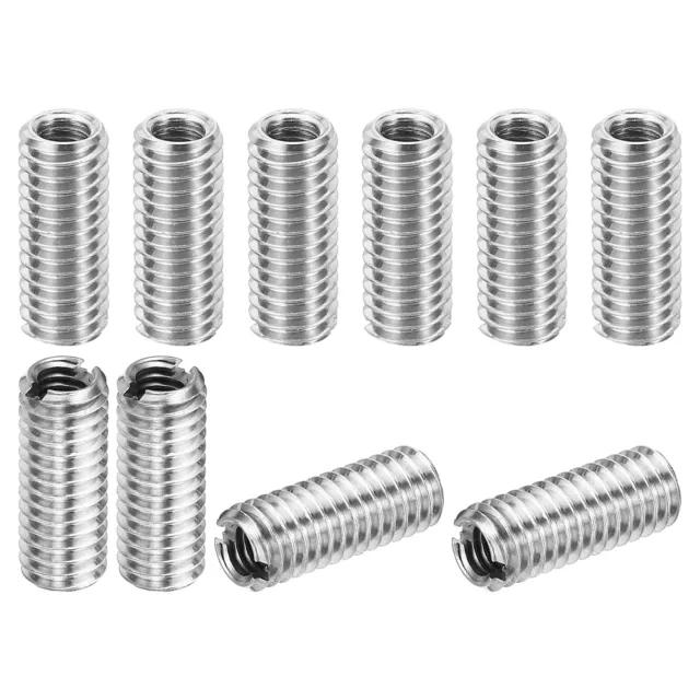 10pcs Thread Repair Insert Nut Adapters Reducer M6*1 Male to M4*0.7 Female 15mm