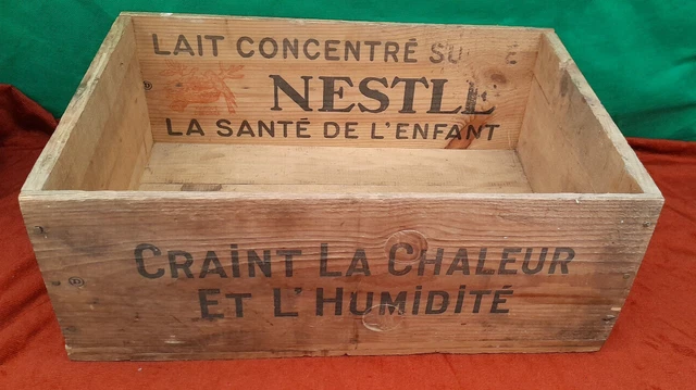 Ancienne caisse bois à fruits Rungis