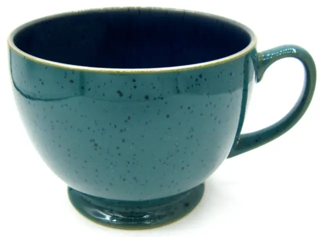 Denby Harlequin Green & Blue Breakfast Cup - England