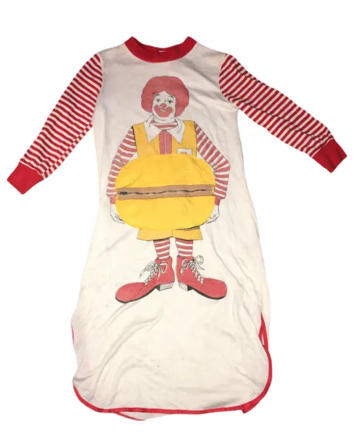 Sears McKids Ronald McDonald Burger Dress RARE Vintage McDonald’s 80’s/90’s