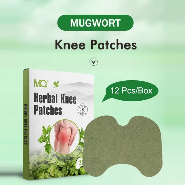 12pcs Knee Patch Natural Wormwood Pain Relief Stickers for Men Women Health Care 3