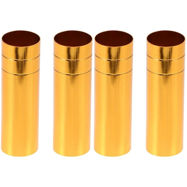 4 pcs Light Fixture Candle Sleeves Chandelier Lamp Holder Tube Bulb Base Cover