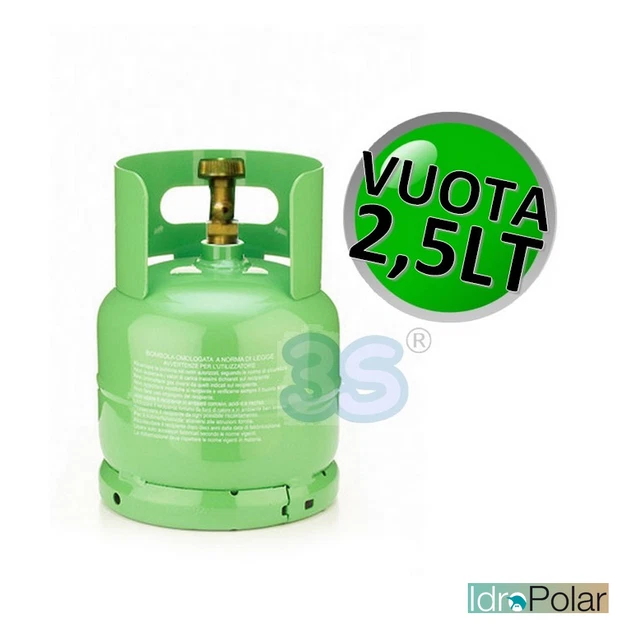 VEVOR Staffa Per Bombole Di Gas Refrigerante Portabottiglie Gas 3x13,6 - Foto 4