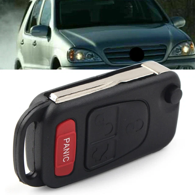 4Button Remote Key Fob Shell Case Replace For Mercedes-Benz Mercedes Benz ML SLK