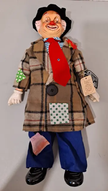 Clown/Hobo Brinns Collectible Edition Porcelain Doll - 1986