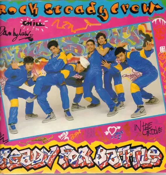 The Rock Steady Crew Ready for Battle NEAR MINT Virgin Vinyl LP