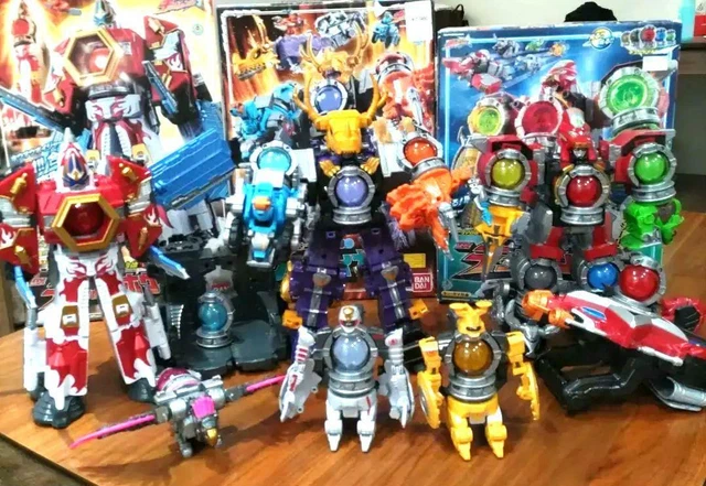 POWER RANGERS UCHU Sentai Kyuranger DX Kyurenoh Set Megazord Bandai Japón... EUR 81,52 - ES