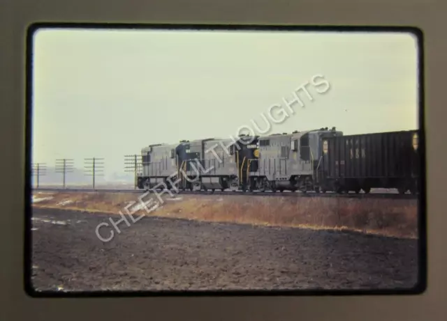 Original '71 Ektachrome Slide NW Norfolk Western 1945 U30B Coal Train     36N61