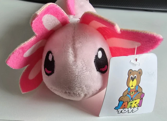 Corimori Stimmungskuscheltier Axolotl - Wendbarer Plüsch 16cm 'Spotl & Pebbles'