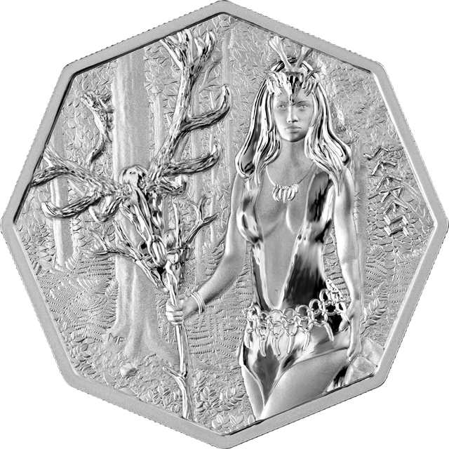 Germania 2023 5Mark Witchcraft Seeress 1 oz silber Münze