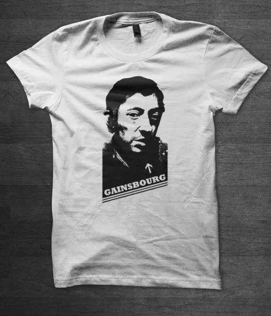 Serge Gainsbourg T shirt french music 60's brigitte bardot anna karina