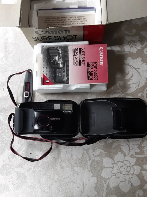 VTG Canon Sure Shot Supreme 35mm Point & Shoot Film Camera 35mm w Manual