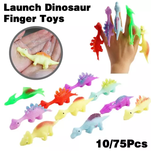1-20X SLINGSHOT DINOSAUR Finger Toys Catapult Toy Elastic Flying Finger  Dinosaur $10.99 - PicClick AU
