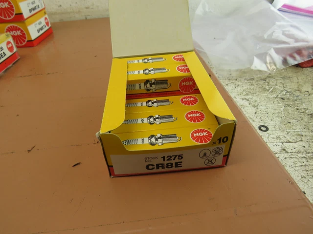 NGK (8 Pack) Genuine OEM Replacement Spark Plugs CR8E