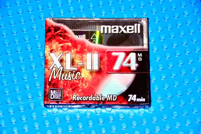 Md        Maxell Xl Ii  74    Blank Mini Disc  (1) (Sealed)