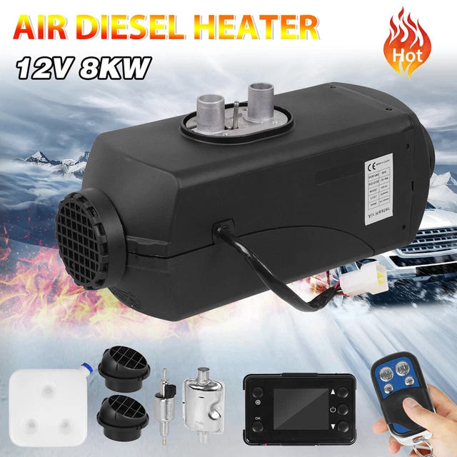 DIESEL HEATER 12V 8KW Car SUV Caravan Camper Van Air Motorhome RV Night