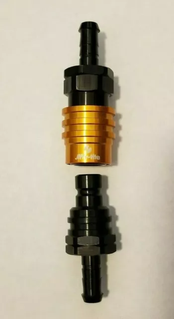 Jiffy-Tite 21506 and 22506 Quick Disconnect Valved Barbed Fittings -6 Push Lock