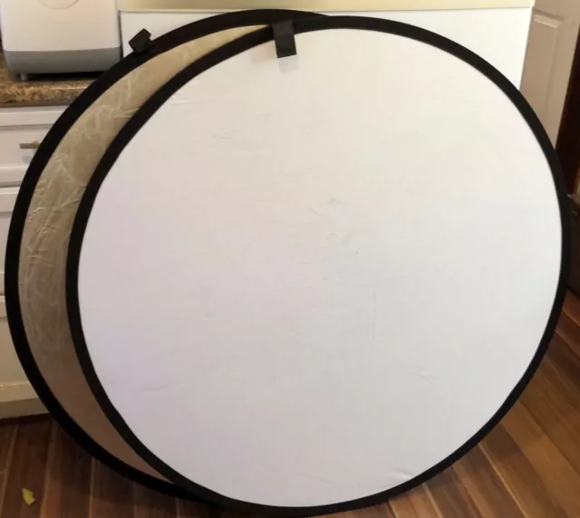 Interfit Silver White 42" 106cm Used Reflector Studio Light Modifier Large