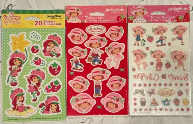 Strawberry shortcake vintage stickers RARE and Hard to find-You choose