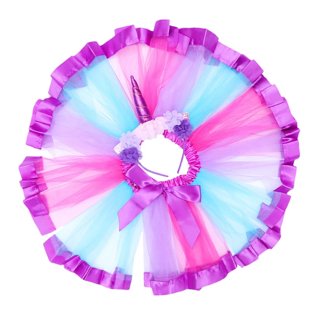 Abiti da festa di compleanno principessa viola bambina bambina