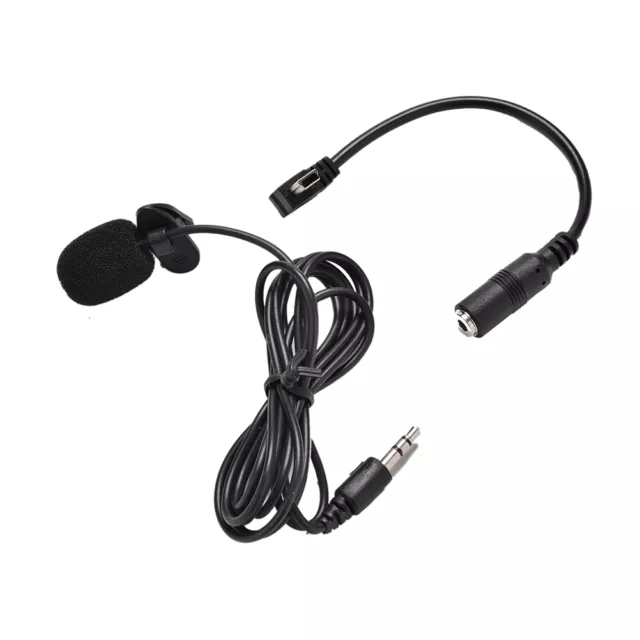 External Microphone Clip On Mic+Adapter Cable for Go pro Hero Session3/3+4 5~F6