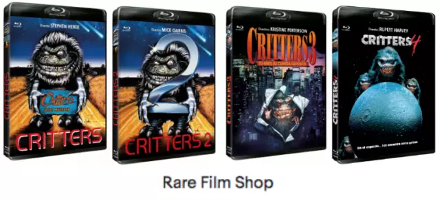 CRITTERS: The Complete Collection 1 2 3 4 NEW RB Blu-ray **FREE TRACKED POST**