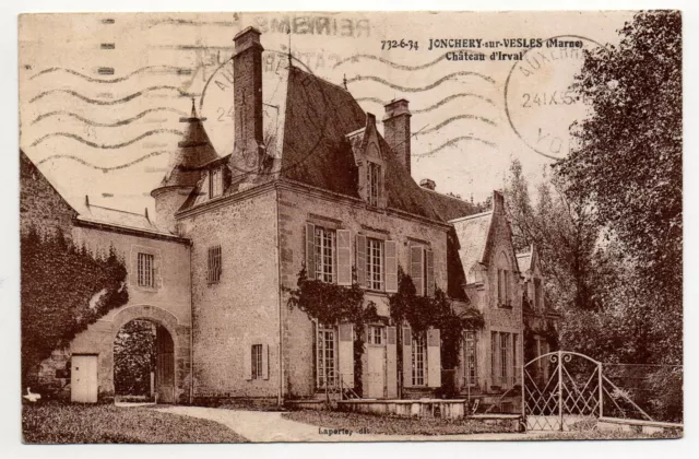 JONCHERY SUR VESLE - Marne - CPA 51 - le Chateau d' Irval