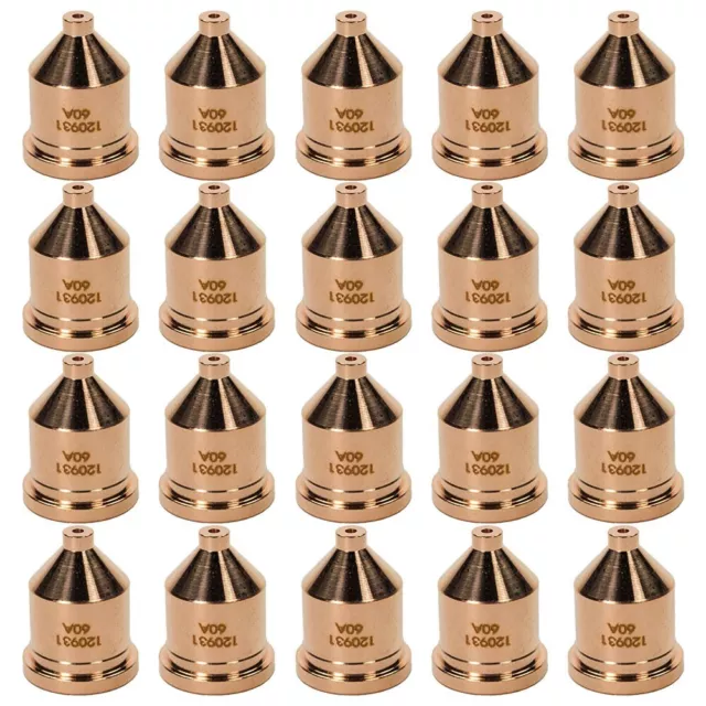 Versatile Plasma Cutter Nozzles Tips for 1250 Cutting Machine Set of 20