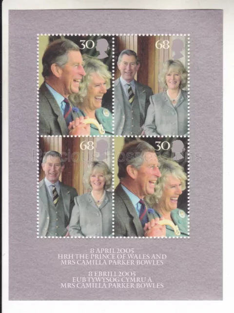 GB MNH STAMP MINIATURE SHEET 2005 Prince Charles Royal Wedding SG MS2531