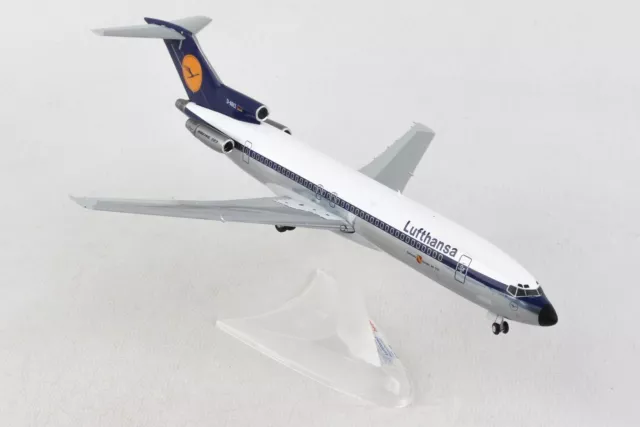 HE571326 Herpa Lufthansa 727-200 1:200 50th Anniversary Model Airplane