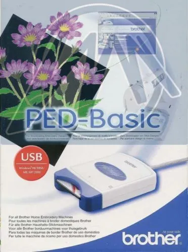 Brother PED Basic Embroidery Design Transfer Box - No Card Included