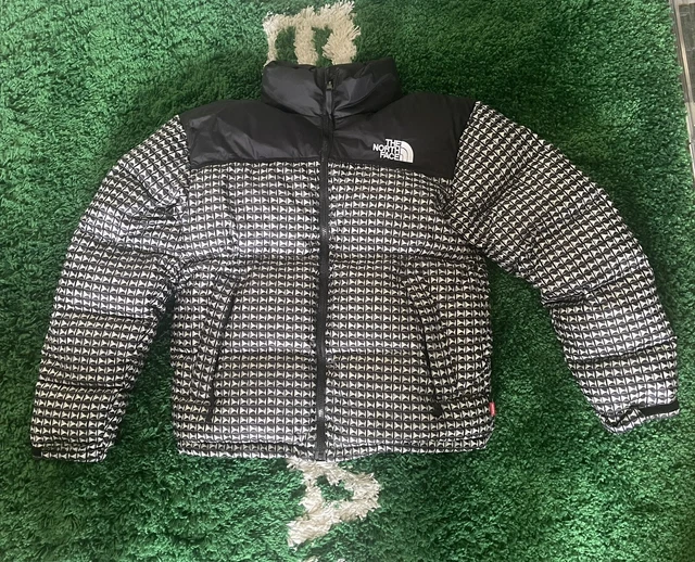 SUPREME THE NORTH Face Studded Nuptse Jacket Black Small SS21 READ 