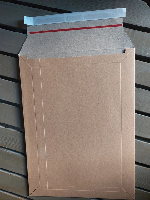 100 x Rigid Envelopes Cardboard Postal Mailers - 345 x 260 x 30mm FREE DELIVERY