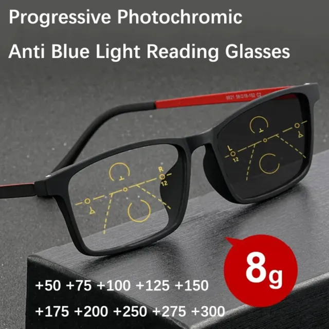 Gafas De Lectura Bifocales Multifocales Hombre El Sol Ópticas Ordenador Luz Azul